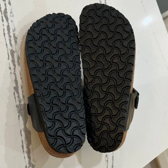 Birkenstock Gizeh Birko-Flor Slide Black Sandals size 37 EU/ 6.5 US - Picture 9 of 15